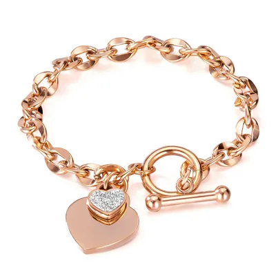 Love Stainless Steel Jewelry Buckle High-end Titanium Steel Bracelet