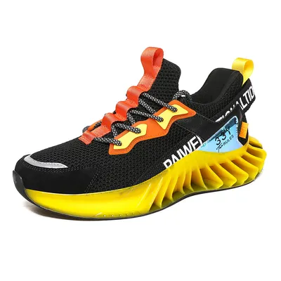 Knife Edge Socks Shoes Men's Shoes Flying Knitted Large Size