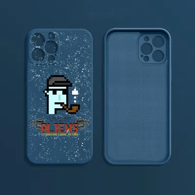 Silicone Waterproof Phone Case Pipe Alien