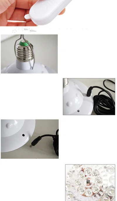 Solar-powered camping LED lights