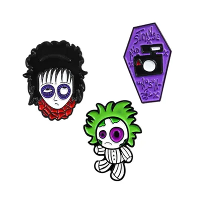 Cartoon doll combination brooch