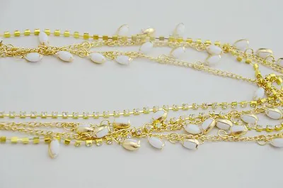 Horse Eye White Diamond Chain Headdress Tassel Hair Accessories Hairpin