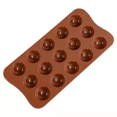 Silicone Chocolate Mold 15-piece Eye Bead-shaped DIY Chocolate Mold Candy Mold