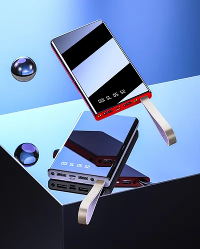 Full screen mobile power supply