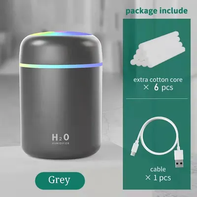 Home Car Charging Colorful Air Humidifier Usb Water Replenishment
