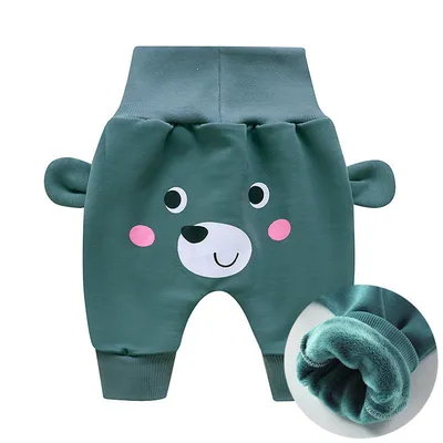 Big pp baby high waist belly protection pants