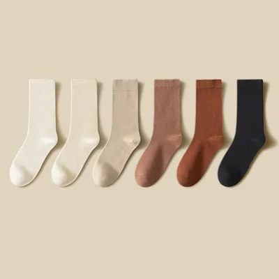 White Stocking Pile Women's Autumn And Winter