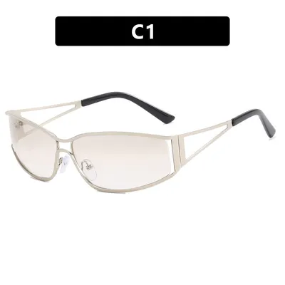 Hollow Modern Metal Women's Fashion Sunglasses