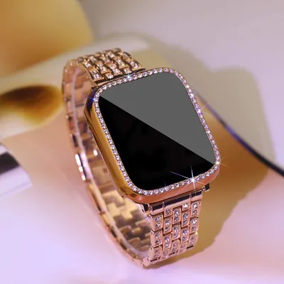 A Set Of Five-row Diamond-studded Straps With A Pc Watch Frame