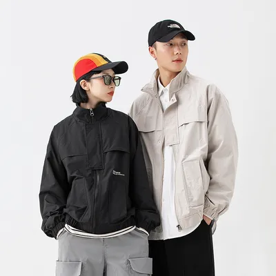 Men's Fashion Outdoor Casual Japanese Style Workwear Jacket