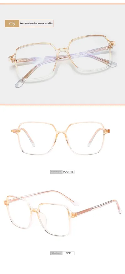Lijia Korean Version Large Frame Anti Blue Light Goggles, Internet Famous, Same Type Of Goggles 1542
