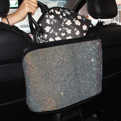 Storage bags between seats