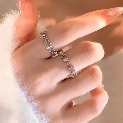 Fashion Love Heart-shaped Ring Women