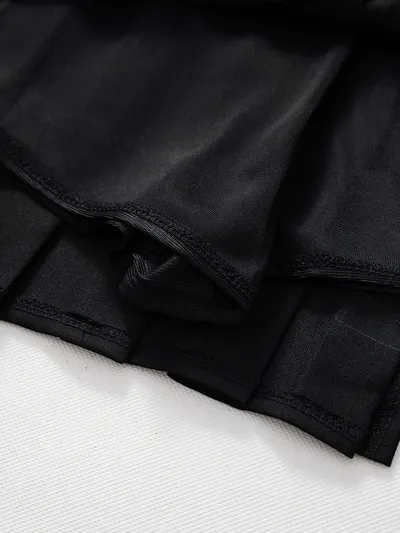 Black Half-Length Skirt Golf Ladies Short Skirt Summer