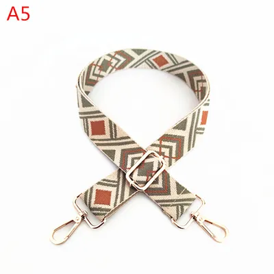 Ethnic Style Replacement Webbing One-shoulder Diagonal Bag Strap