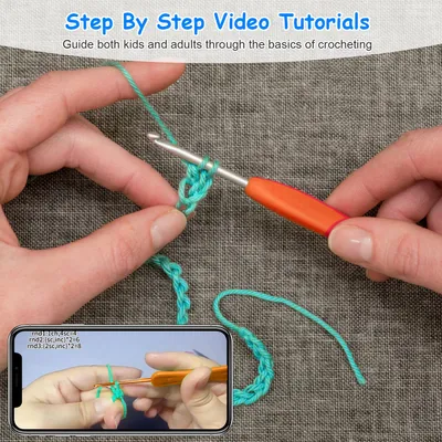 Crochet Kit Crochet Kit For Beginners DIY Knitting Supplies Elephant Succulents Options