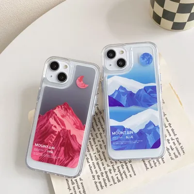 Cloud Moon Transparent Silicone Phone Case