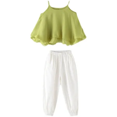 Fashion Girls Two-piece Cotton Summer Camisole