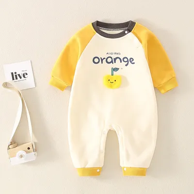 Baby Ins Style Cute Fleece-lined Jumpsuit Romper