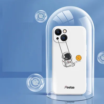 Creative Lens Cartoon Astronaut Phone Case