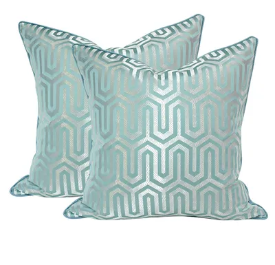 Light blue bedside pillowcase