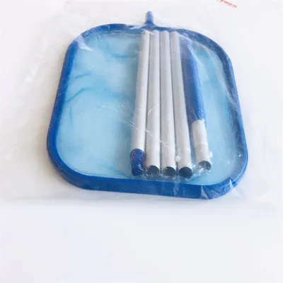 Swimming Pool Fishing Net Belt 122mm 5 Section Rod Cleaning Tool Supplies Set