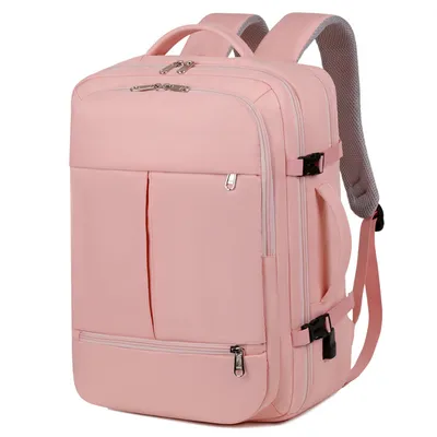 Large Capacity Backpack For Women Men Multiple Pockets And Zippers Versatile Computer Bags Business