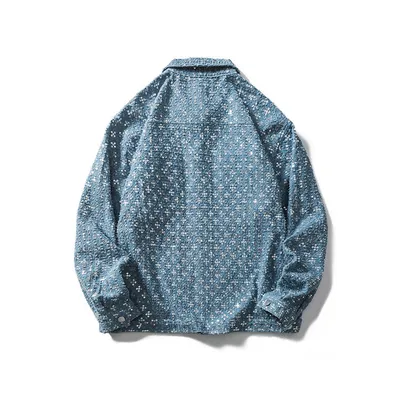 Men Coat Japanese Campus Tide Brand Pocket Decoration Loose Fashion Casual Jacket