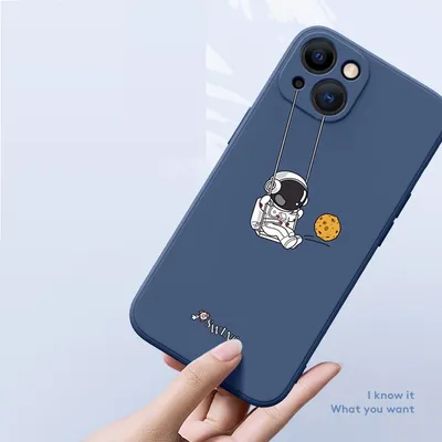 Creative Lens Cartoon Astronaut Phone Case
