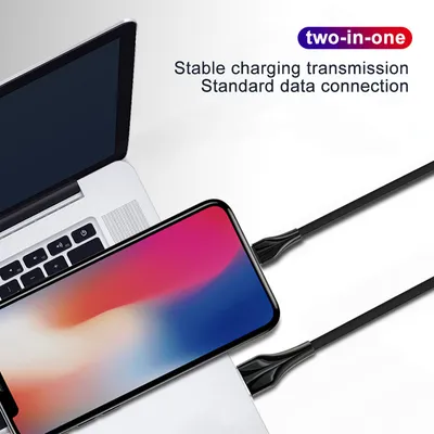 Aluminum Alloy Braided Mobile Phone Data Cable