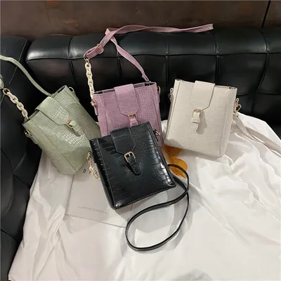 All-match bucket bag net red chain messenger bag
