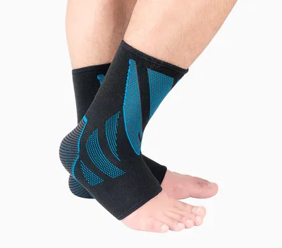 Knitted breathable pressure ankle sleeve