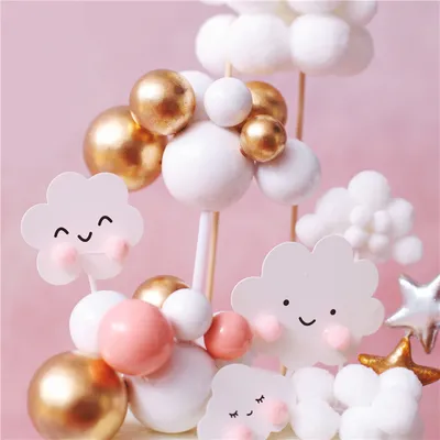 Original large round ball cloud cake insert