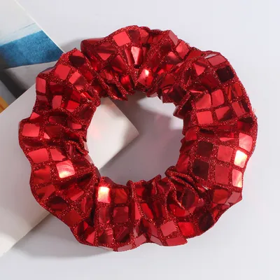 Women Hair Scrunchies Vintage Velvet  For Girls Ponytail Holder Rubber Bands Hair Ties Accessories
