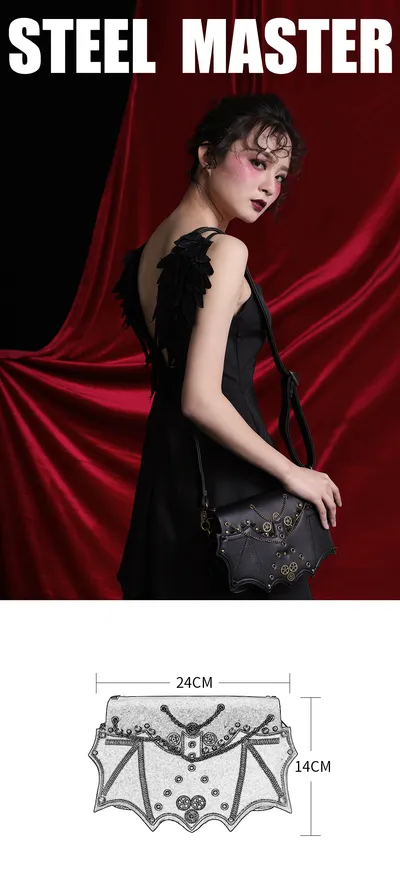 حقيبة يد نسائية بكتف واحد بتصميم قطري