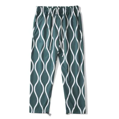 Loose Drawstring Drawstring Feet Trendy Casual Straight-leg Pants