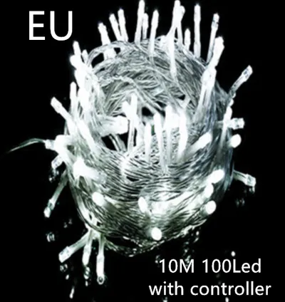 LED Curtain Garland On The Window USB String Lights Remote Control Christmas Decorations For Home Room