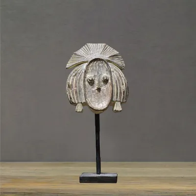 متجر الملابس الإسكندنافية Mask Decorative اليدوية الحرف المجوهرات الراتنج زخرفة