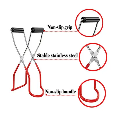 Stainless Steel Non-slip Can Clamp Portable Platter Clamp Glass Bottle Clamp Bottle Kitchen Tool