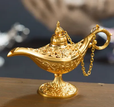 Metal Craft Wishing Lamp Aroma Diffuser Home Furnishing