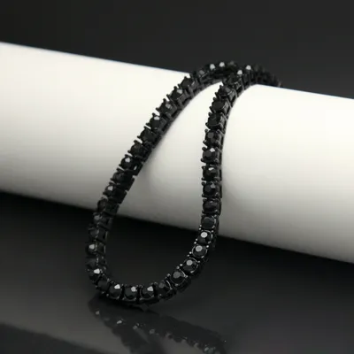 Tin Alloy Gold Color Iced Bracelet Men's Hip Hop Chain Street Rock Jewelry