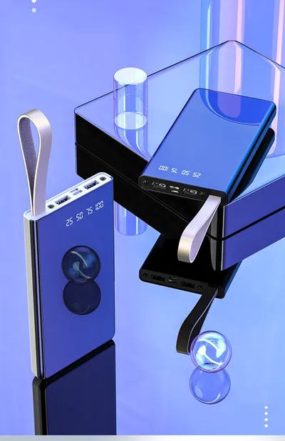 Full screen mobile power supply
