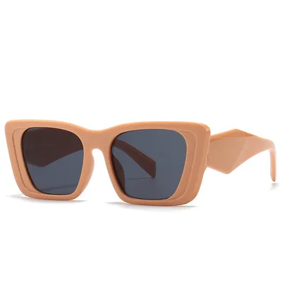 New Women's Fashion Large Frame Square Sunglasses