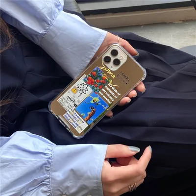 Fashion Illustration Landscape Label Mirror Phone Case