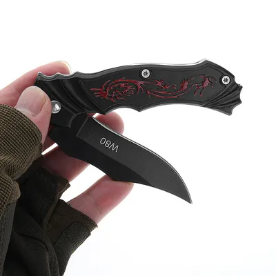 Outdoor Supplies Survival Folding Knife Stainless Steel