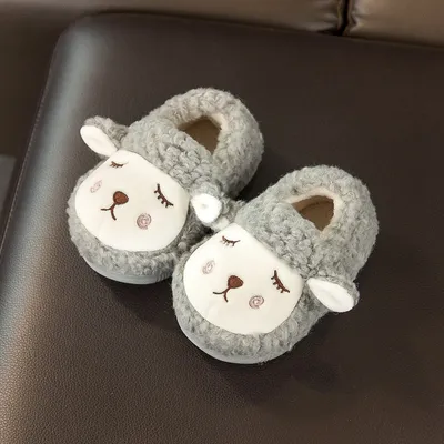 Cartoon Cute Indoor Home Furnishing Girls Bag With Thickened Plush Shoes