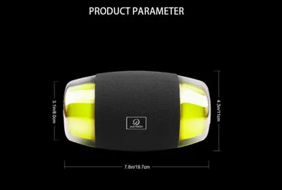 Speaker subwoofer ambient light