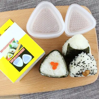 Home Simple Triangle Rice Ball Mold Set