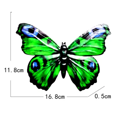 Home Craft Gifts Wrought Iron Butterfly Wall Hanging Decorations