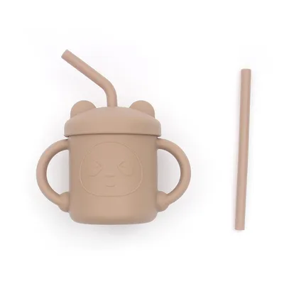 Tableware Infant Children's Silicone Learning Drink Straw Cup